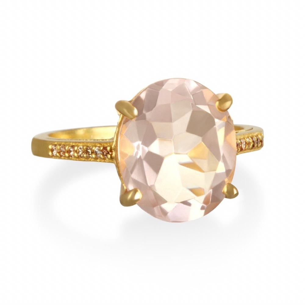 🆕 Amelia Rose Ring Light Peach Gold